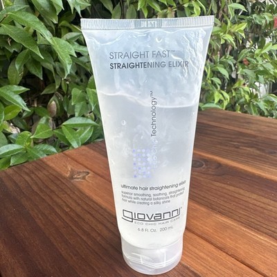 Giovanni Straight Fast Hair Straightening Elixir USA 6.8 Oz NEW A8
