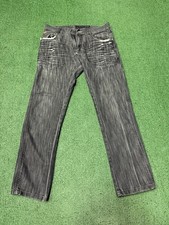 Vintage Y2K Southpole 8180 Jeans Men  s 32 34x31 Grey Wash Denim DISTRESSED VTG