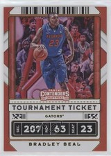 2020 Panini Contenders Draft Picks Tournament Ticket 48/49 Bradley Beal #35 0eo6