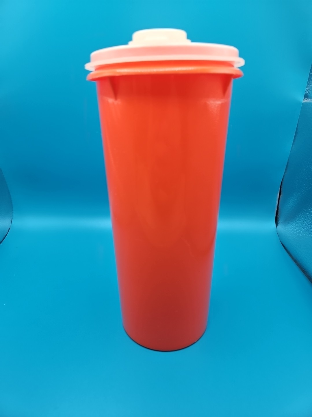 Tupperware Orange Color Tupperware Vintage Tall Orange Containers With Lid 262-9 Pitcher 603-1 Lid