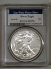 2014 W $1 American Silver Eagle PCGS MS70 WEST POINT MINT