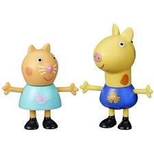 Hasbro Candy Cat  Gerald Giraffe Figurine 2 Set Peppa Pig Pre-school