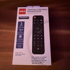 RCA RCS03WB Universal Rechargeable 3-Device Streaming Remote Control