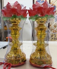 Buddhism Worship Light LED Lotus Lamp Buddha Hall Altar Lamp
