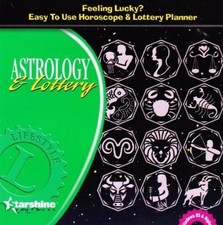 Astrology Lottery PC CD horoscope winning numbers history lotto SEALED CASE