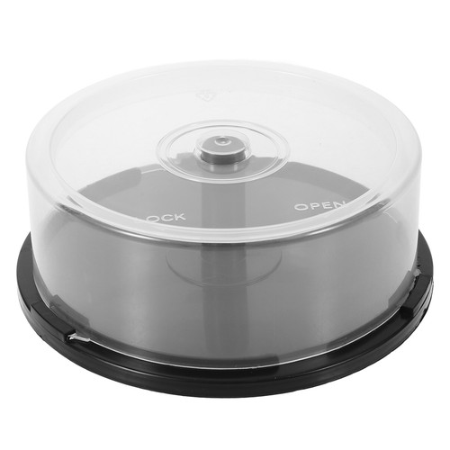 CD/DVD Cake Box Spindle Empty DVD Storage Bucket Clear CD Holder 25 Disc - 第 10/12 張圖片
