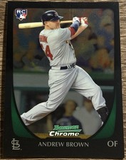 2011 Bowman Draft Picks & Prospects - Chrome Andrew Brown #17 (RC)
