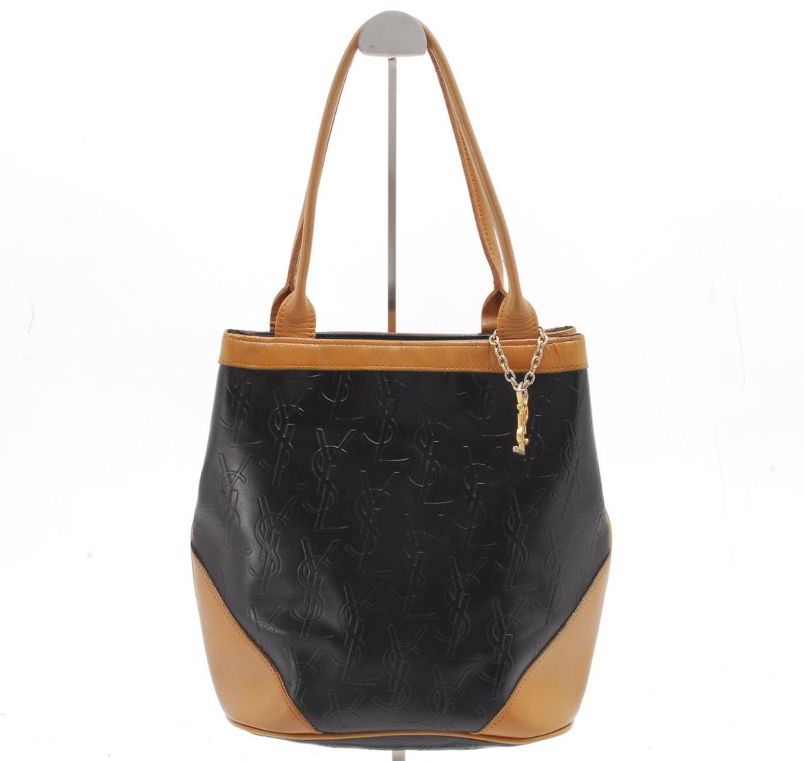 Borsa a mano Yves Saint Laurent tote bag nera YSL autentica
