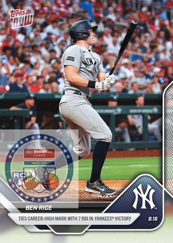 **PRE SALE** Ben Rice - 2025 MLB Topps NOW® - Card 562 | eBay