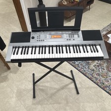 Yamaha PSR-E353 61-Key Electronic Keyboard Silver/Black (no stand only keyboard)