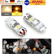 Vordere und hintere gelbe Blinkleuchten 7440 Sockel 2 LED 3570s SMD 28W f�r BMW