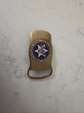 Department of Justice Belt Buckle United States Marshall Commercial Emblem