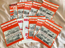 11 no Brisca F1 programmes Belle Vue Stadium 1979/80/81/82