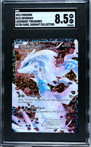 Reshiram graded SGC 8.5 for sale on eBay