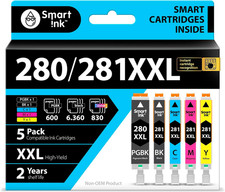 Compatible Ink Cartridges Replacement for Canon 281 280 PGI-280XXL CLI-281XXL 5