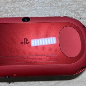 Sony PS Vita PCH-2000 Metallic Red Console Box Near Mint Japan 8869