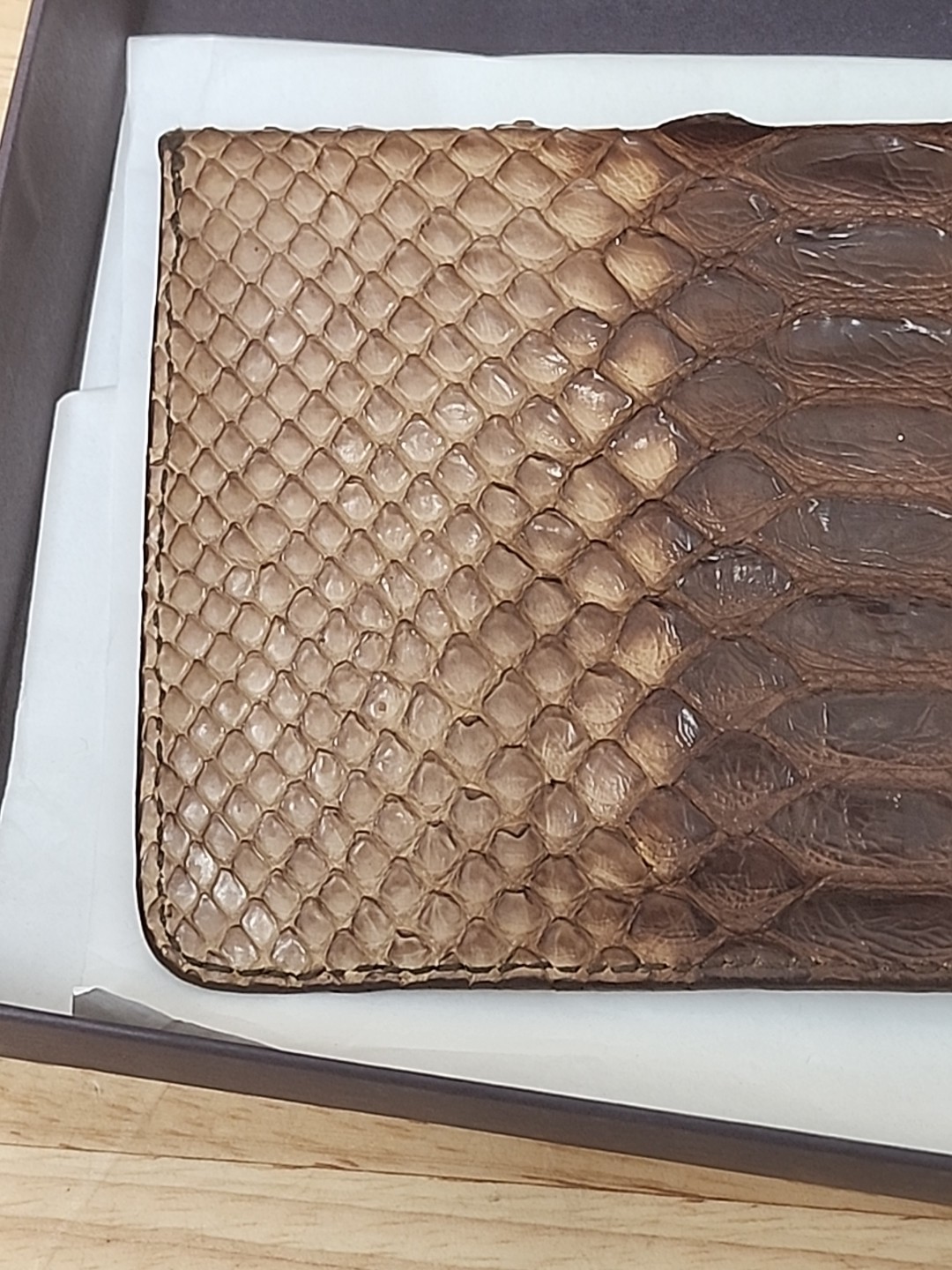 Prada Python Leather Wallet Coin Holder Rare - image 9