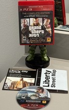 Grand Theft Auto IV GTA Episodes Liberty City Complete Edition PS3 CIB w/ Map