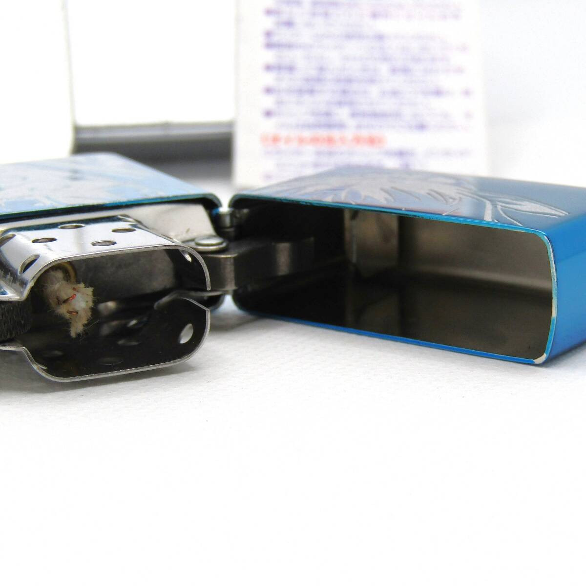 Memories Off Then again Ryo Inori Blue Zippo Oil Lighter 2005 MIB Rare