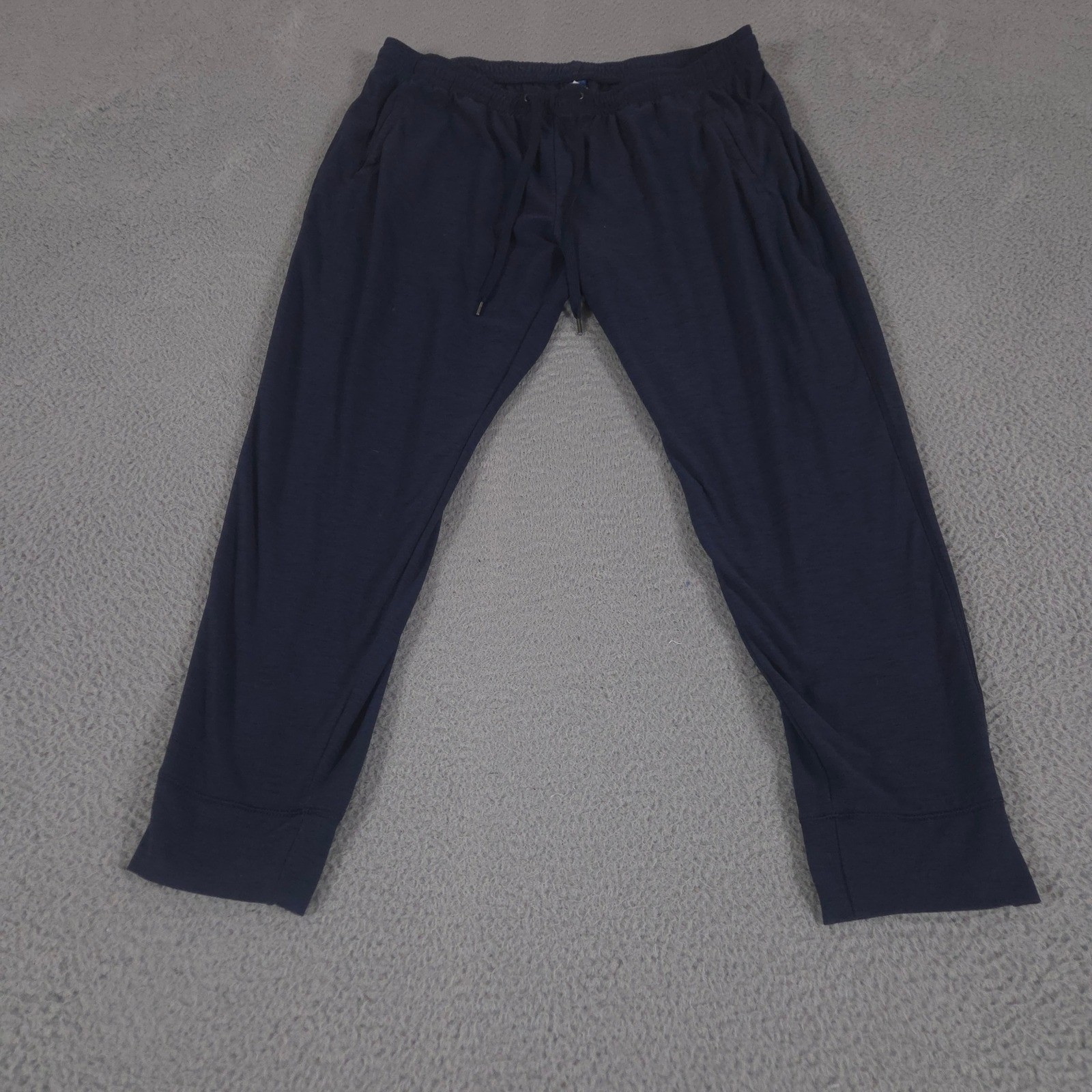 Old Navy Pants Women XL Navy Blue Breathe ON Jogger Mid-Rise Stretch Pockets