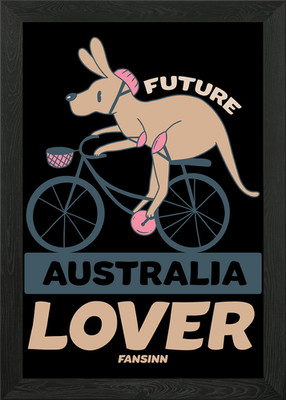 Future Australia Lover Framed Wall Art Poster Canvas Print Picture