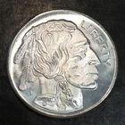 1oz Silver Bullion Buffalo and Indian Style WE COMBINE SHIPPING #R855