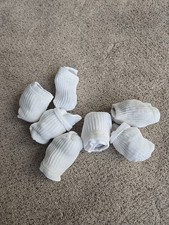 Hanes Boys Socks Double Tough Cushioned Crewsocks 7 Pairs Size Small - Brand New