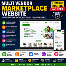 Multi Vendor Marketplace Website | WordPress Ecommerce Platform