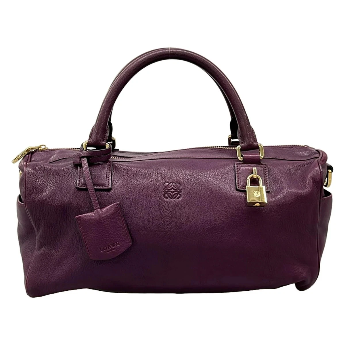 Loewe Purple Leather Exterior Bags & Handbags for Women for sale
