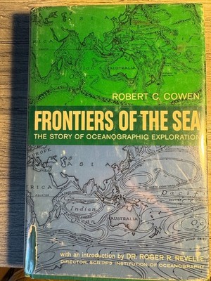 Frontiers of the Sea 1960 SIGNED Robert C. Cowen & Mary S. Cowen w/DJ