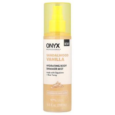 Hydrating Body Shimmer Mist, Sandalwood & Warm Vanilla, 6.5 fl oz (200 ml)