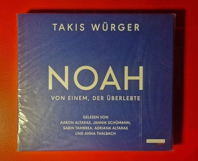 Noah - Takis Würger Hörbuch NEU OVP 4 CDs Ungekürzte Lesung Noah Klieger