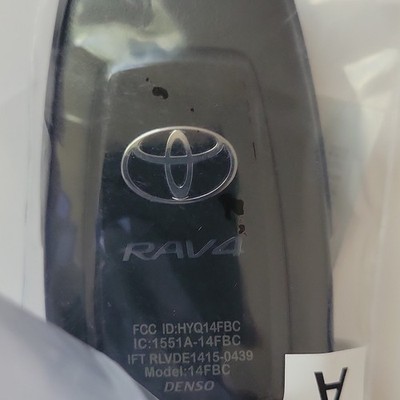 TOYOTA RAV4 2019-2022 SMART KEY TRANSMITTER WITH KEY BLADE 100% OEM PART