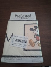 3 X 15 Disney Classic Mickey Mouse Pre-Pasted Wallpaper Border Decoration Rolls