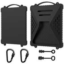 Acover Starlink Mini Protective Cover,Liquid Silicone Case for black