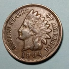 ■ 1904 INDIAN PENNY ONE CENT ☐ Full Liberty XF Details