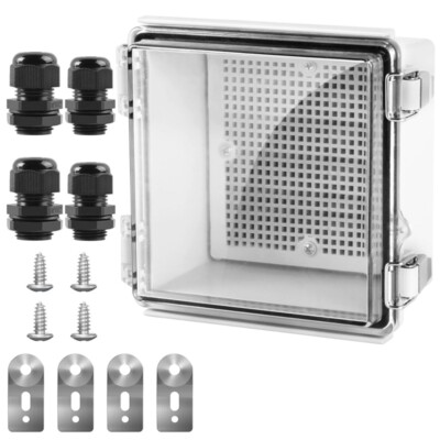 Waterproof ABS Plastic Outdoor Project Branch Box, Weatherproof, 8150-