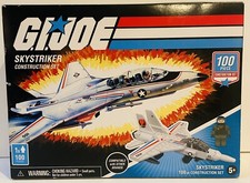 GI JOE Sky striker Construction Set Hasbro New jet building blocks