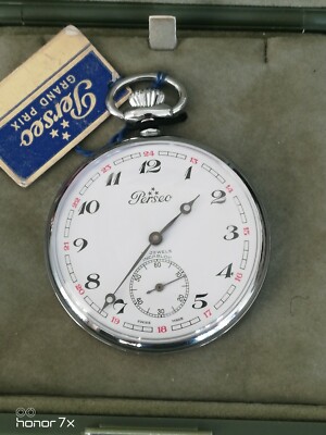 Perseus/Cortebet Taschenuhr, Taschenuhrwerk. ETA 497 Sammlung isfort