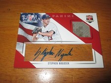 STEPHEN NOGOSEK 2015 Panini USA Baseball GU Jersey AUTO /99 Autograph Mets QTY