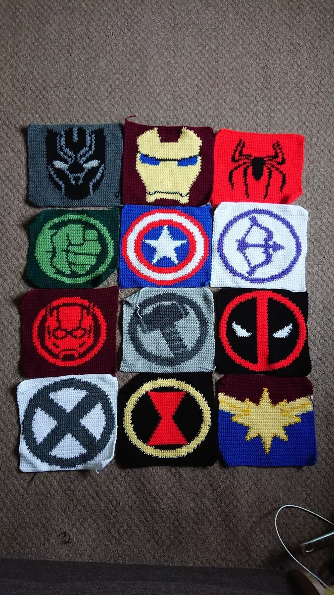 Black panther crochet blanket pattern sale
