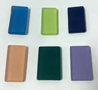 6 COLORS ROUGH BARS LAB CREATED NANOCRYSTAL GEMS 85.04 GRAMS