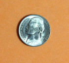 1945-D Jefferson silver war nickel #P06523 — photo 1