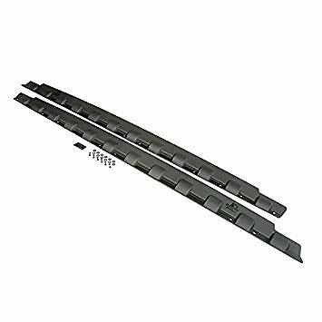 Protection de bas de caisse en polycarbonate noir pour Jeep Wrangler JK Unlimited