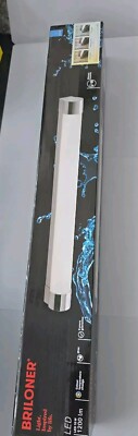 Briloner LED Spiegelleuchte Chrom 60cm 10W 1200lm CCT Warm- Neutral- Kaltwe IP44