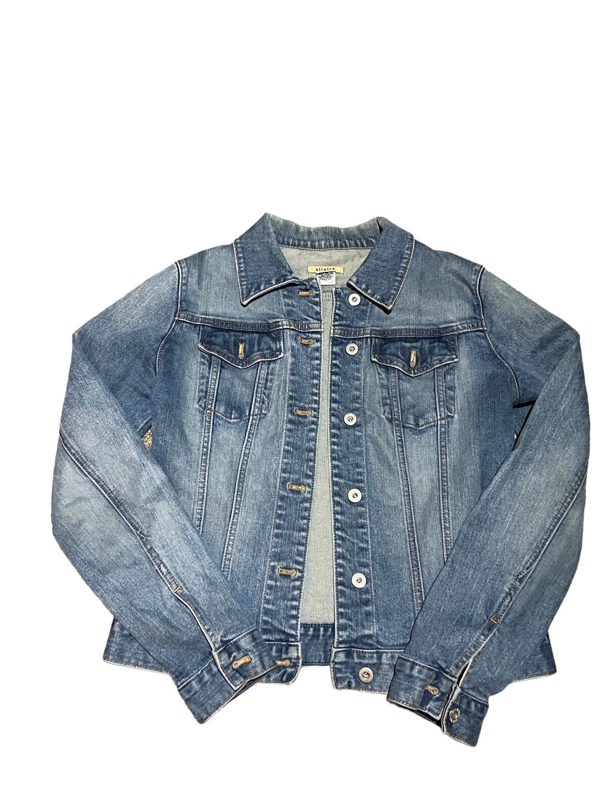 Gap denim stretch  jean button down jacket women’… - image 1