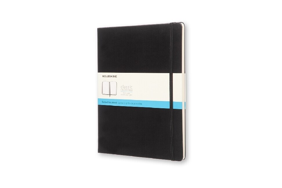 Moleskine Notizbuch, Xl, Punktraster, Schwarz | 2016