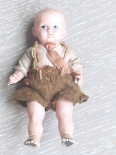 Püppchen Puppenjunge 8 cm Pfadfinder HJ-Jugend Cellba DRP Germany 1930-34