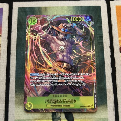 Portgas.D.Ace OP07-119 SEC Alt Art One Piece Card Game