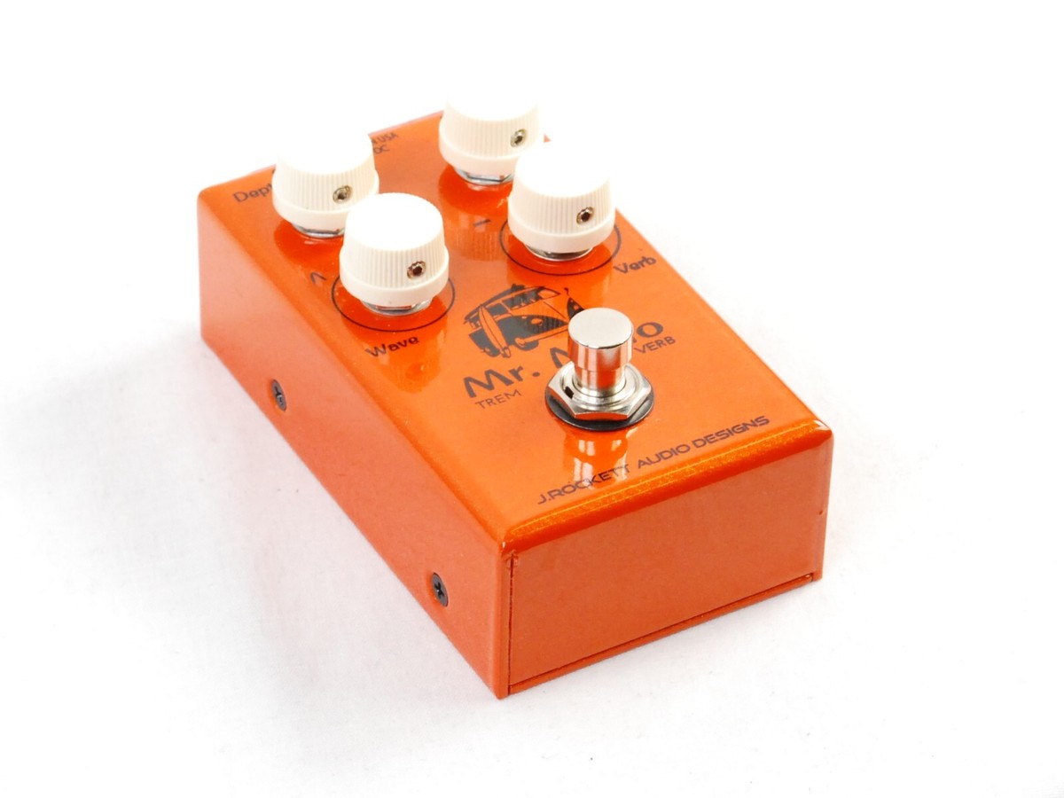 ギター J ROCKETT AUDIO DESIGNS Mr.moto J. Rockett Audio Designs Mr. Moto Tremolo & Reverb Pedal | Sweetwater